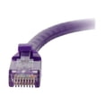 thumbnail image 2 of C2G 50ft Cat6a Snagless Unshielded UTP Network Patch Ethernet Cable-Purple - Patch cable - RJ-45 (M) to RJ-45 (M) - 50 ft - UTP - CAT 6a - molded, snagless, stranded - purple, 2 of 3