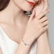 thumbnail image 5 of Pulsera de eslabones de corazón para mujer: cadena ajustable de acero inoxidable - Pulsera de eslabones con dije de corazón para uso diario en banquetes, 5 of 6