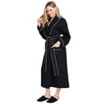 thumbnail image 1 of LOTUS LINEN Women's Piped Waffle Robes - Luxury Bathrobe for Women, 1 of 7