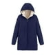 Aqestyerly Women Coats Clearance Women'S Plus Fleece Cotton Jacket Warm Lamb Fleece top Coat Sweater Coat - image 4 of 4