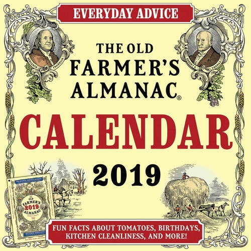 Farmer's Almanac Wall Calendar