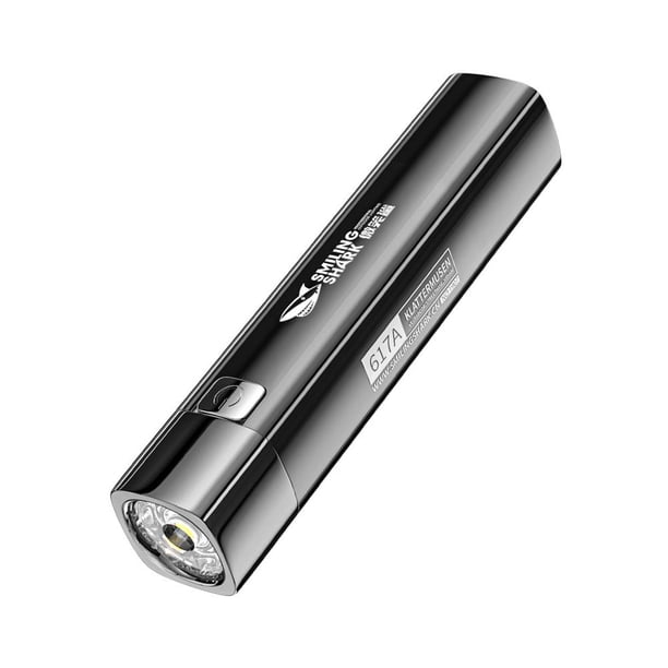 Linterna USB LED 280LM Brillante 3 Modo Exterior Hogar Camping Antorcha Negro Hugtrwg Para estrenar