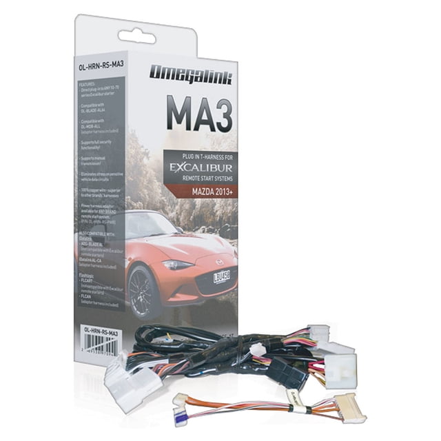 Excalibur Alarms Excalibur Plug&Play HarnessCovers Select Push-To-Start Mazda Models 2013+
