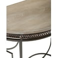 thumbnail image 2 of SAFAVIEH Rosalie Traditional Rustic Demilune Console, Copper/Maple, 2 of 4