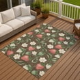 thumbnail image 3 of Addison Rugs Chantille Indoor/Outdoor Transitional Kitchen Chocolate Machine Washable Rectangle Rug, 10' x 14', 3 of 8
