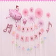 thumbnail image 3 of Gran Baile De Ballet Chica Papel De Aluminio Helio Globo Decoraciones Para Fiestas Rosado perfecl Juego de Globos de aluminio, 3 of 8