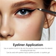 thumbnail image 4 of Juego de pinceles delineadores de ojos desechables Jaasuee 100 unidades, 100 unidades, color negro, 4 of 7
