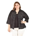 thumbnail image 1 of Blusa bordada de algodon Roman Fashion /Tallas Extras, 3952 (Negro) negro 40, 1 of 7
