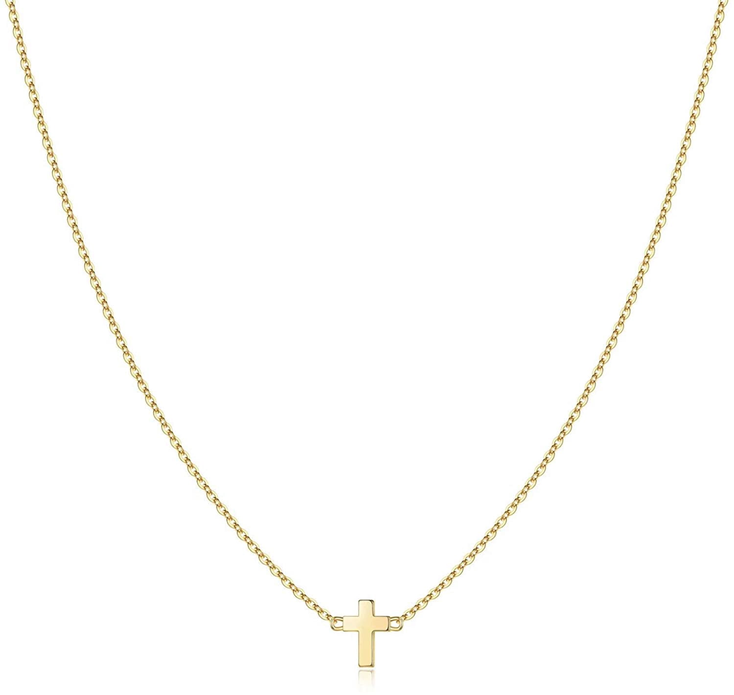Cross Necklace for Women - 14K Gold 