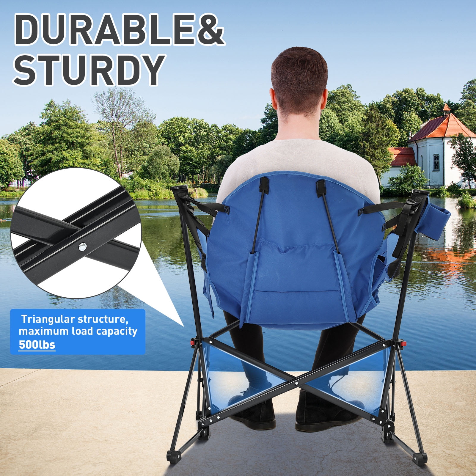 テーブル・チェア・ハンモック atmos FOLDING CHAIR 耐荷重150kg】ハンモックチェア｜室内・アウトドアで快適な癒し