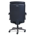 thumbnail image 4 of La-Z-Boy Woodbury High-Back Executive Chair, Supports Up to 300 lb, 20.25" to 23.25" Seat Height, Black Seat/Back, Weathered Gray Base, 4 of 6