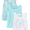 3-Pack Gulfstream, variant on The Children's Place Toddler Girls Sleeveless Lettuce Tank Top, 3-Pack, Sizes 12M-5T