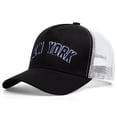 thumbnail image 1 of Gorra de béisbol New York Trucker bordada en algodón, unisex, 1 of 1