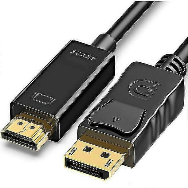 Displayport to HDMI Cable Computer DP HDMI Monitor Converter HDMI DP Adapter High Quality Gold Contacts Support 1080p Full HD 60Hz 1.8m