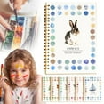 thumbnail image 4 of Water Color Workbook Beginner Friendly Watercolor Workbook Garden Watercolor Books Nature Scenes Paint Set Art Crafts With 12 Colors Paint Set With Paint Brush, 4 of 9