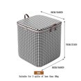thumbnail image 2 of Sunshinehomely Clothes Storage Bins Blanket Storage Bags Foldable Closet Organizer for Bedding, 2 of 7