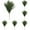 Green, variant on LYINGF 18-Inch Artificial Christmas Greenery Stems with Realistic Branch Design - Cedar and Pine Picks for Vase Arrangements, DIY Garland, Wreath Making, and Indoor/Outdoor Holiday Decor