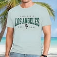 thumbnail image 3 of Los Angeles Graphic Tees for Men 2026 Summer Casual Short Sleeve Crewneck West Coast T Shirts Streetwear, 3 of 5
