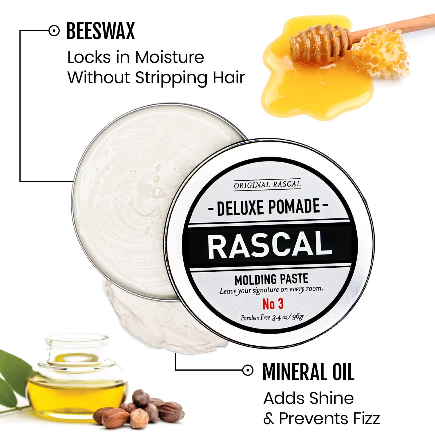 #3 Natural, Medium Hold Molding Paste