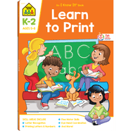 School Zone Printing Fun! Write &amp; Reuse Workbook - Walmart.com