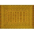 thumbnail image 1 of Ahgly Company Indoor Rectangle Southwestern Yellow Country Area Rugs, 7' x 10', 1 of 4