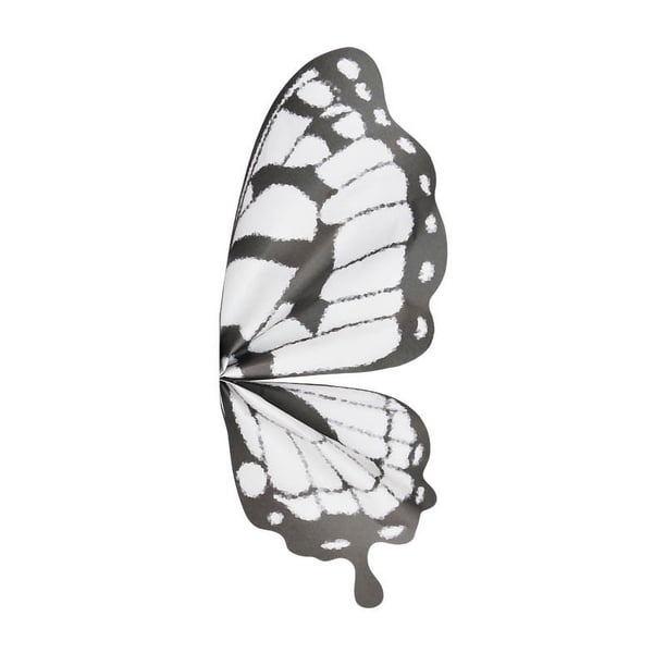 Nvzi gifts, flowers, gift box packaging paper, dreamy three-dimensional butterfly flower packaging paper (white)