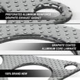 thumbnail image 2 of DNA Motoring GKTSET-VWVR699 For 1999 to 2005 VW Golf Gti Jetta 2.8L VR6 Engine Aluminum Exhaust Manifold Header Gasket Set 00 01 02 03 04, 2 of 5