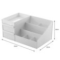 thumbnail image 5 of Titular De Almacenamiento Cajón cosmético Caja de almacenamiento de maquillaje Joyas Organizador de esmalte de uñas (L Blanco), 5 of 5