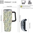 thumbnail image 3 of Guitar Gifts Electric Guitar 40oz Tumbler With Handle Gifts For Her Funny Tumbler With Lid And Straw For Beach, 3 of 6