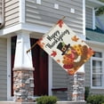thumbnail image 2 of Fall Happy Thanksgiving Turkey Fall Garden Flags 28"x40” Double Side,Small Yard Flags for Outside,Outdoor Fall Decor,Autumn Funny Garden Flag Yard Decoration, 2 of 5