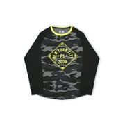 Long Sleeve Camo Raglan Tee (Little Boy & Big Boy)