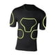 thumbnail image 3 of Camiseta de compresión de fútbol para hombre con acolchado de EVA y protector de costillas con relleno de EVA tipo panal. Talla XL, 3 of 8