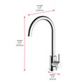 thumbnail image 2 of Elegant Kitchen & Bath FAK-307PCH Finn Single Handle Kitchen Faucet, Chrome, 2 of 3
