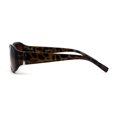 thumbnail image 3 of SA106 Womens Classy 90s Fashion Narrow Oval Plastic Sunglasses Tortoise Brown, 3 of 4