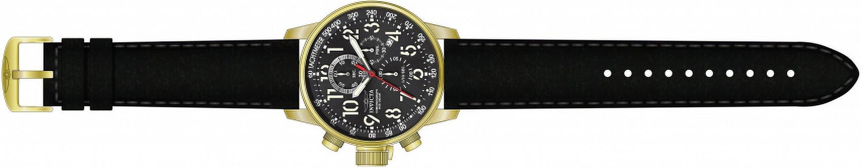 Invicta Men's I-Force 28741 Gold Leather Quartz Fashion Watch