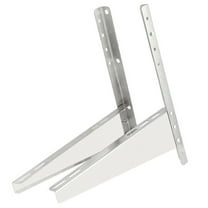 HOMEMAXS  Ac Window Bracket Air Conditioner Support Wall Mount Unit Silver