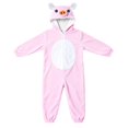 thumbnail image 4 of Ruyang Kids Plush Hooded Jumpsuit Cute Animal Long Sleeve Onesie with Animal Horn Toddler Boys Girls Fall Warm Loungewear, 4 of 4