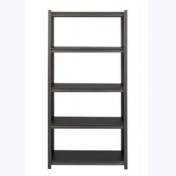 3200 lbs Riveted Steel Shelving, Black - 36 x 18 x 72 in.