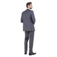 thumbnail image 4 of Mens Slim Fit Solid 2 Piece Pick Stitch Suit Set Notch Lapel, 4 of 4