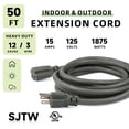 thumbnail image 2 of Cable de alimentación EP 15 m 12/3 SJTW Heavy Duty 15 A 125 V, 2 of 7