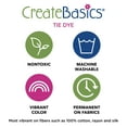thumbnail image 3 of Create Basics Tie Dye 12 Color Party Kit, 20 Bottles Included, Fun Party Activity, Birthday Gift, Fashion Art, Permanent & Vibrant Clothing Tie Dye Kit, 3 of 6