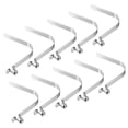 thumbnail image 1 of Unique Bargains 8x5.5mm Kayak Paddle Snaps, Hollow Button Single Pin Lock Tube Spring Clips for Tent Pole, 10 Pack, 1 of 6