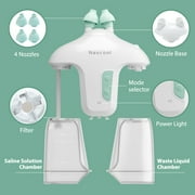 Nascool Electric Nasal Irrigation System with 50 Salt Packets, Sinus Rinse Cleaner & Nose Washer