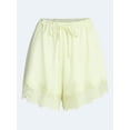thumbnail image 5 of Devil Wears Prada Scoop Collection Women's Lace Trim Shorts, 4'' Inseam, Sizes XS-XXL, 5 of 5