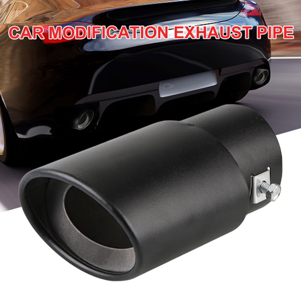 Piezas de modificación de coche con punta de tubo de escape de aleación de aluminio de escape trasero ovalado de coche