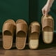 thumbnail image 5 of Pantuflas de ratán y hierba para hombres de verano, viajes, hotel, piso de madera para el hogar, pantuflas de bambú y ratán Adepaton BST3005037-4, 5 of 6