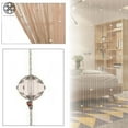 thumbnail image 3 of Luxtrada 39"x78" Tassel Curtains Door Beads Curtains - String Curtain 100x200cm Bead Curtain for Doorway Thread Fringe Window Panel Room Divider Cute Strip Tassel Party Events (Champagne), 3 of 11
