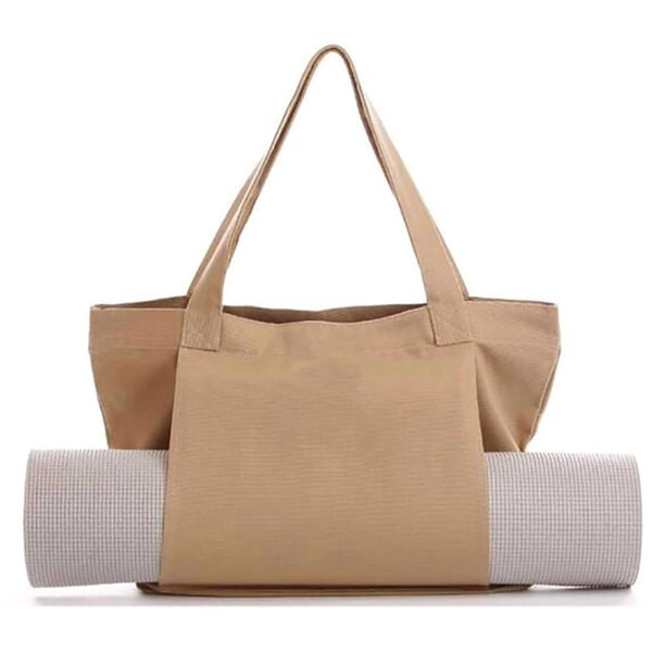 Bolsa de almacenamiento de lona para esterilla de yoga y pilates.