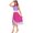 Hot Pink&Light Purple, variant on renvena Womens Liturgical Praise Dance Dresses Asymmetrical Color Block Ballet Modern Contemporary Dancewear