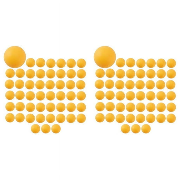 50- Pack Premium Ping Pong Balls Advanced Training Table Tennis Ball Beer Pong Balls Lightweight Durable Seamless Balls X2 I384236A2